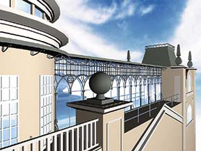 Керамос-Арт: Палаццо - Галерея на крыше