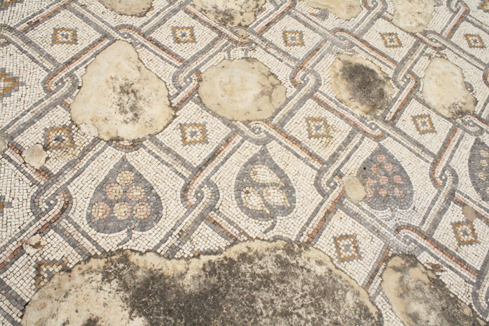 Базилика в Курси. Мозаичный пол
